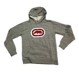Ecko unltd junior large grey pullover hoodie with rhino design